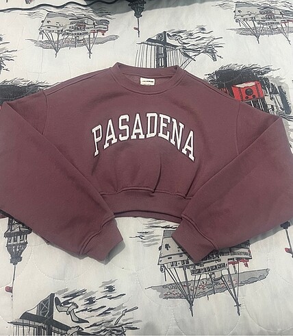 Pull&Bear Crop Sweatshirt