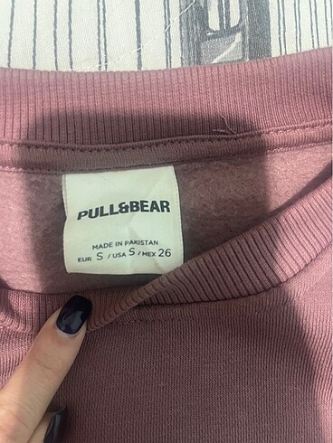 Pull and Bear Pull&Bear Crop Sweatshirt