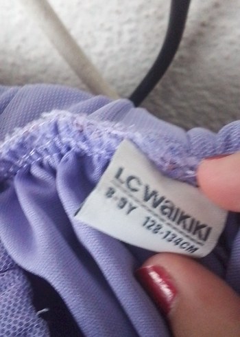 LC Waikiki lila çocuk eteği