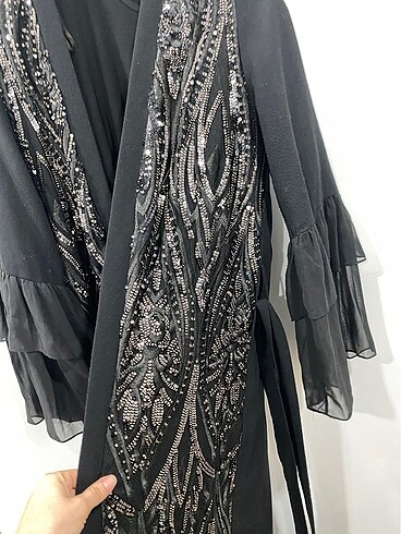 40 Beden siyah Renk Abaya