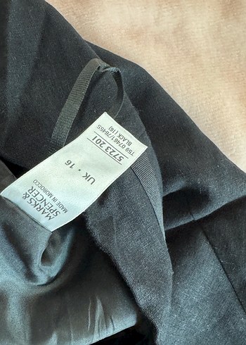 Drapeli Siyah Midi Kısa Etek - Görsel 4