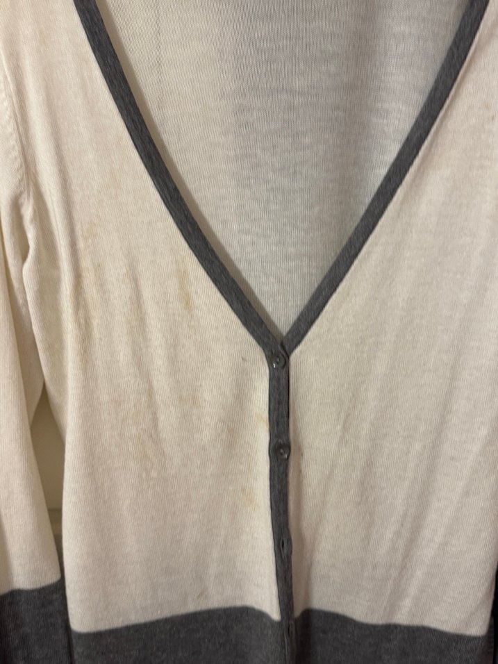 Gri Midi Hırka, Rahat Kesim, Pamuk - Görsel 3