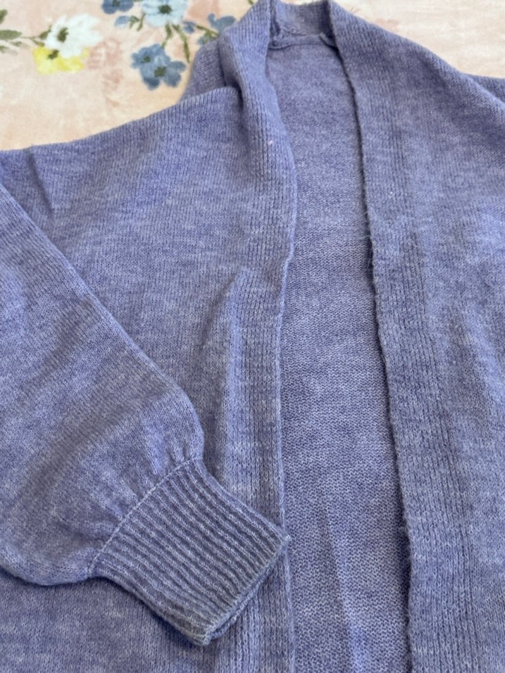 LilaMidi Örgü Kadın Hırka - Görsel 5