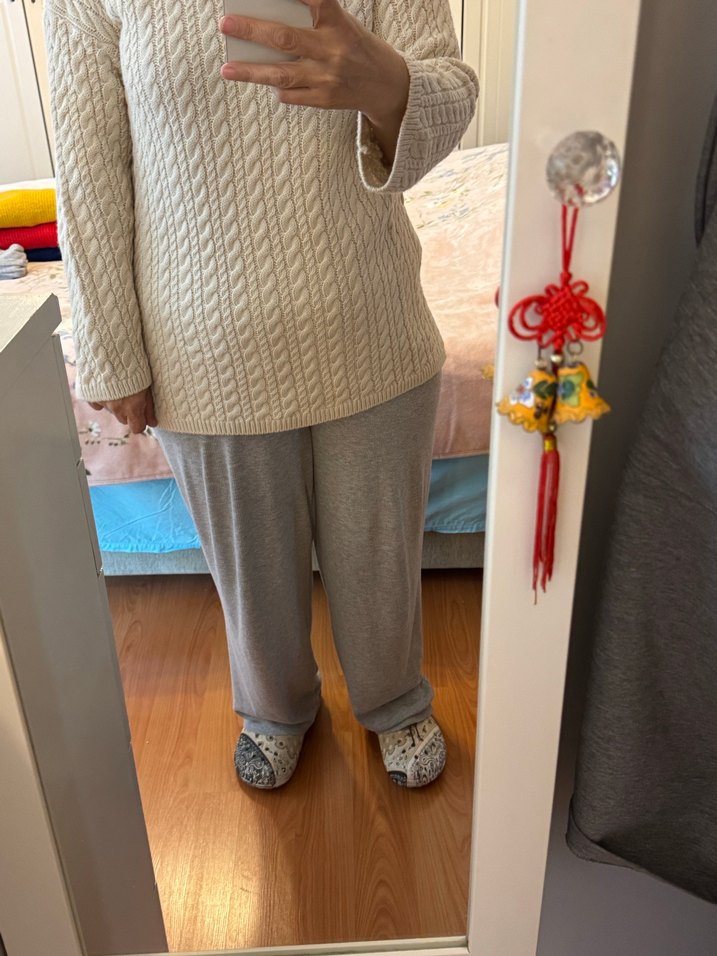 Beyaz Örgü Kadın Triko Kazak - Görsel 2