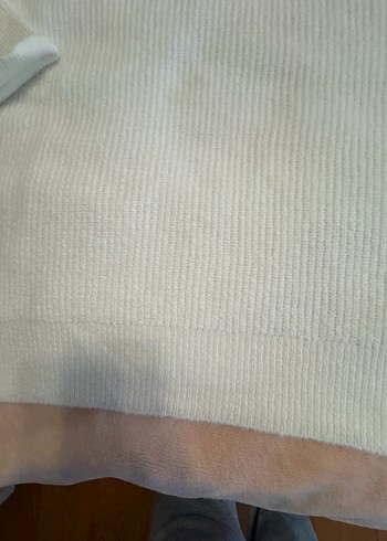 Gri Bol kesim uzun beş kazak - Görsel 5