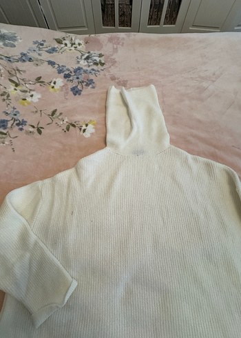 Gri Bol kesim uzun beş kazak - Görsel 6