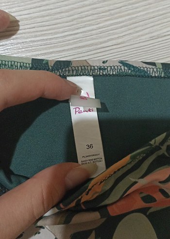 36 Beden penti push up bikini takimi
