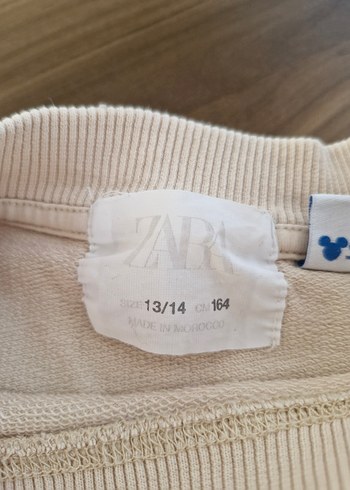 Kız Çocuk Pamuklu Mickey Baskılı Sweatshirt - Görsel 2