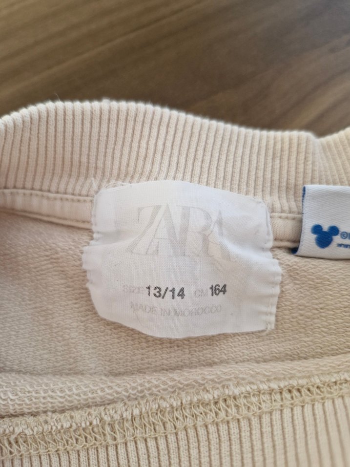 Kız Çocuk Pamuklu Mickey Baskılı Sweatshirt - Görsel 2