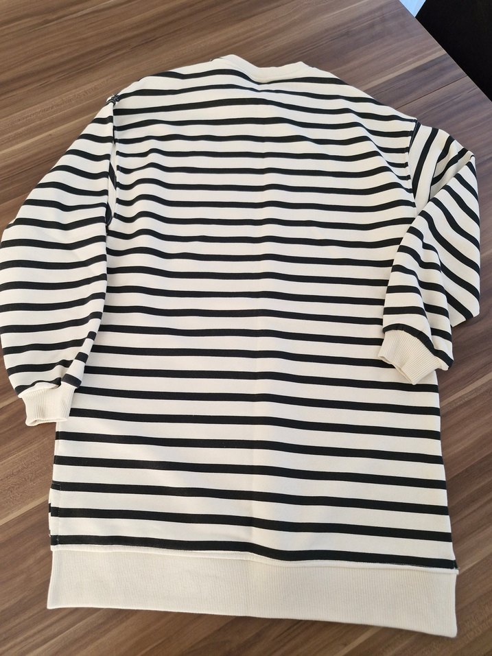 Uzun Kollu Baskılı tunik, elbise - Görsel 4