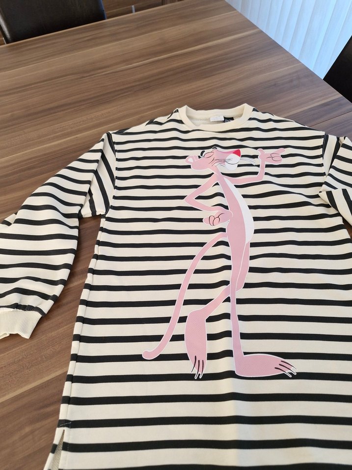 Uzun Kollu Baskılı tunik, elbise - Görsel 3