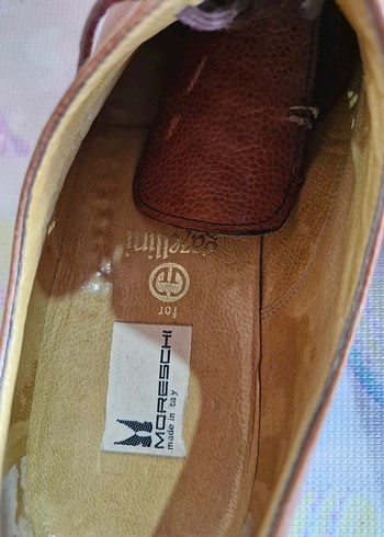 Gazellini Moreschi İtalyan Klasik Kahverengi Deri Erkek Ayakkabı - Görsel 3