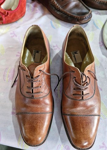 Gazellini Moreschi İtalyan Klasik Kahverengi Deri Erkek Ayakkabı - Görsel 2