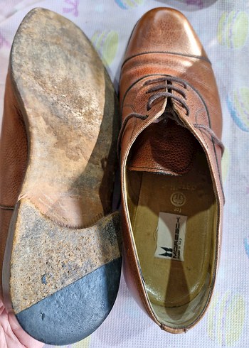 Gazellini Moreschi İtalyan Klasik Kahverengi Deri Erkek Ayakkabı - Görsel 4