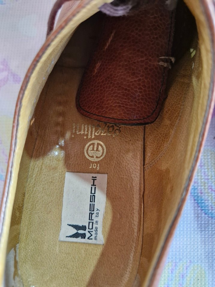 Gazellini Moreschi İtalyan Klasik Kahverengi Deri Erkek Ayakkabı - Görsel 3