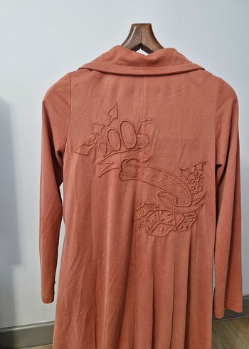 Kadın Uzun Kollu Rahat Uzun Boy Elbise - Görsel 4