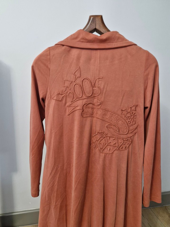 Kadın Uzun Kollu Rahat Uzun Boy Elbise - Görsel 4