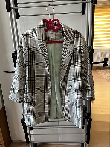 Bershka renkli blazer ceket