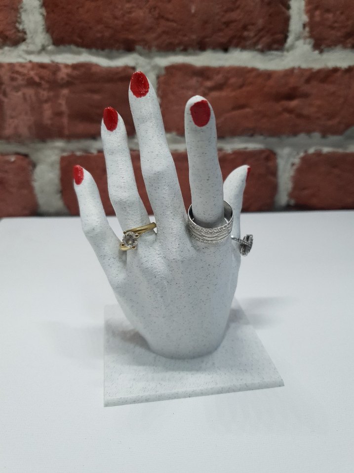 el şeklinde dekoratif takı standı - Görsel 2