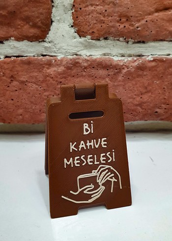 bi kahve meselesi masa tabelası - Görsel 3
