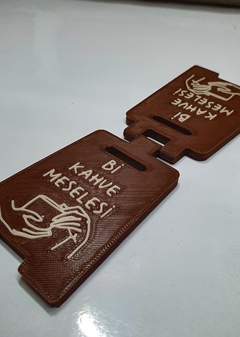 bi kahve meselesi masa tabelası - Görsel 6