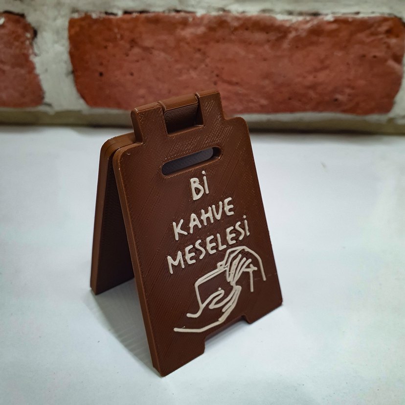 bi kahve meselesi masa tabelası - Görsel 4