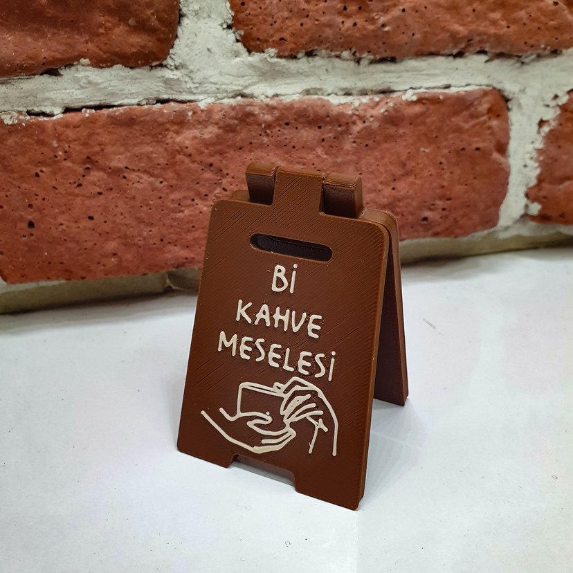 bi kahve meselesi masa tabelası - Görsel 2