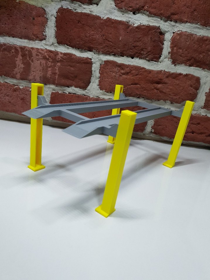 1.24 diecast araba lift i - Görsel 3