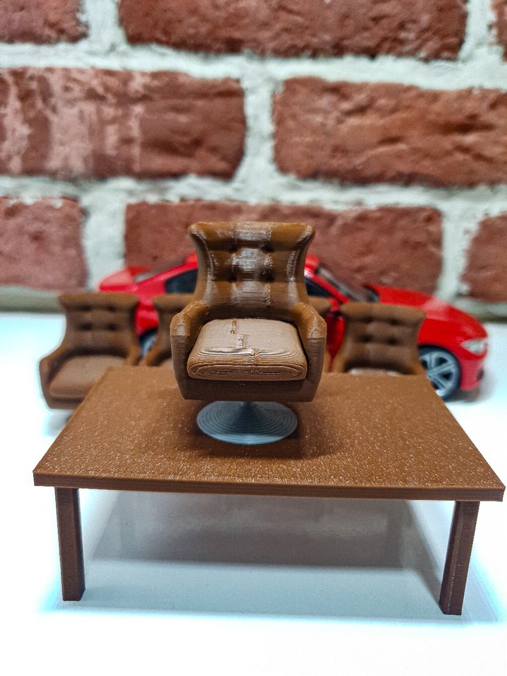 diorama koltuk ve masa - Görsel 4