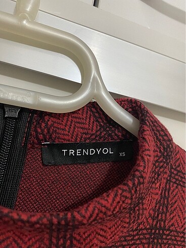 xs Beden bordo Renk Elbise