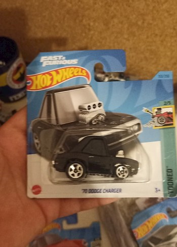 Hot Wheels '70 Dodge Charger Siyah Oyuncak Araba