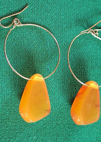 kehribar küpe - Görsel 4