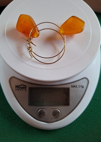 kehribar küpe - Görsel 5