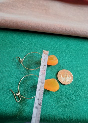 kehribar küpe - Görsel 8