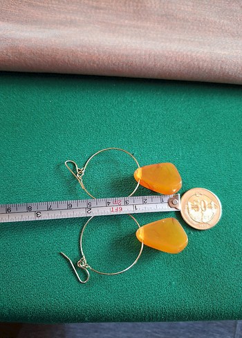 kehribar küpe - Görsel 7