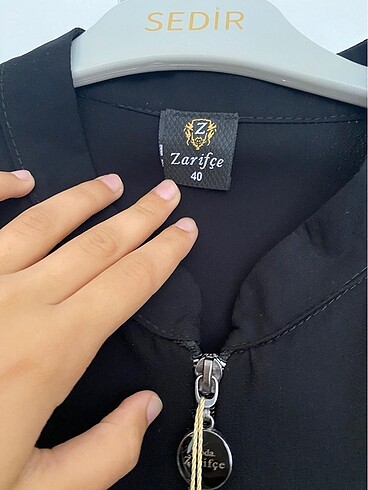 40 Beden siyah Renk Kadın ferace