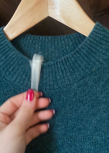 Bohem Gri Örgü Kadın Kazak - Görsel 4