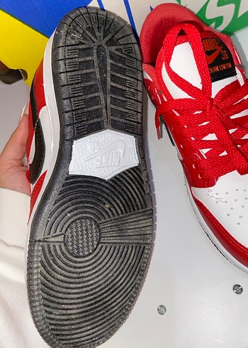 Nike Kırmızı Siyah Kadın Spor Ayakkabı - Görsel 5