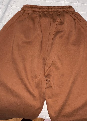 Kadın Kahverengi Salaş Sweatpant - Görsel 4
