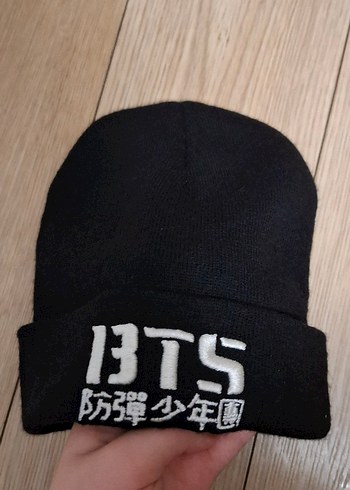 Siyah Örgü BTS Kadın Bere POSTER HEDİYE - Görsel 2