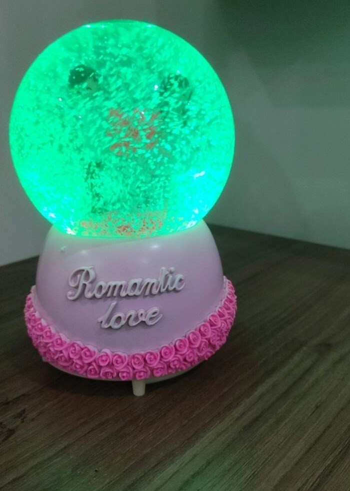 Işıklı müzikli kar küresi  - Görsel 2