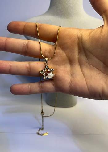 Çelik YILDIZ KOLYE - Görsel 2