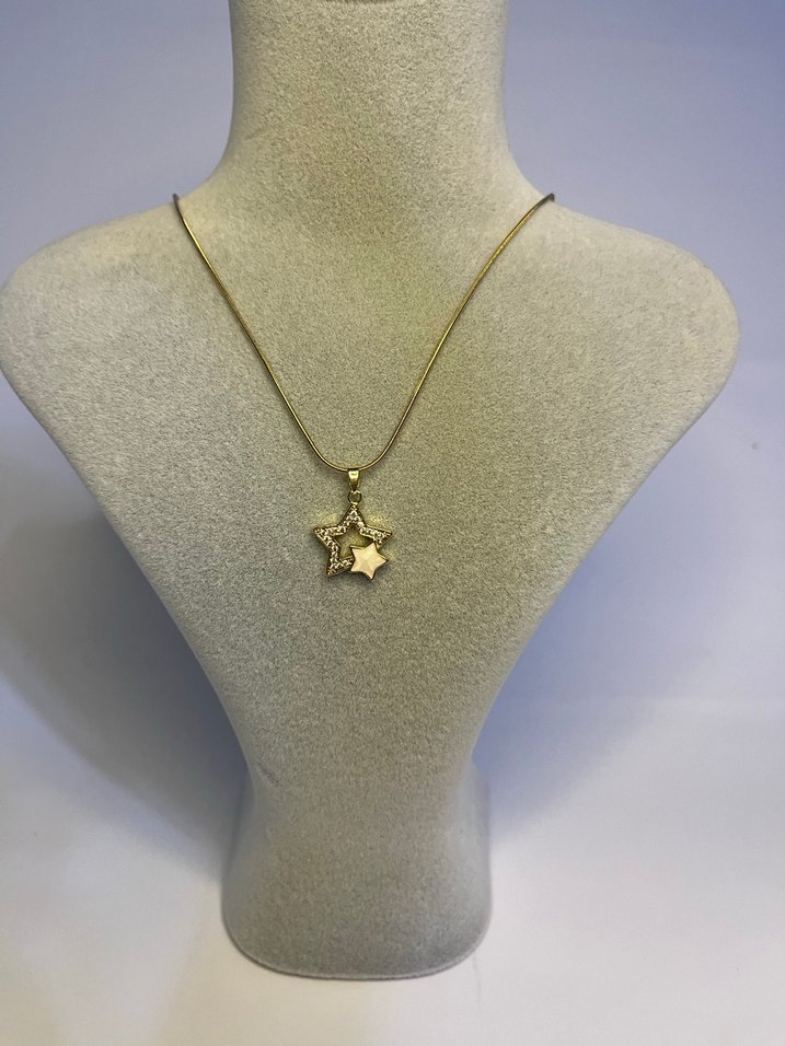 Çelik YILDIZ KOLYE - Görsel 4