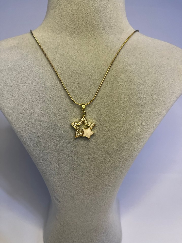 Çelik YILDIZ KOLYE - Görsel 5