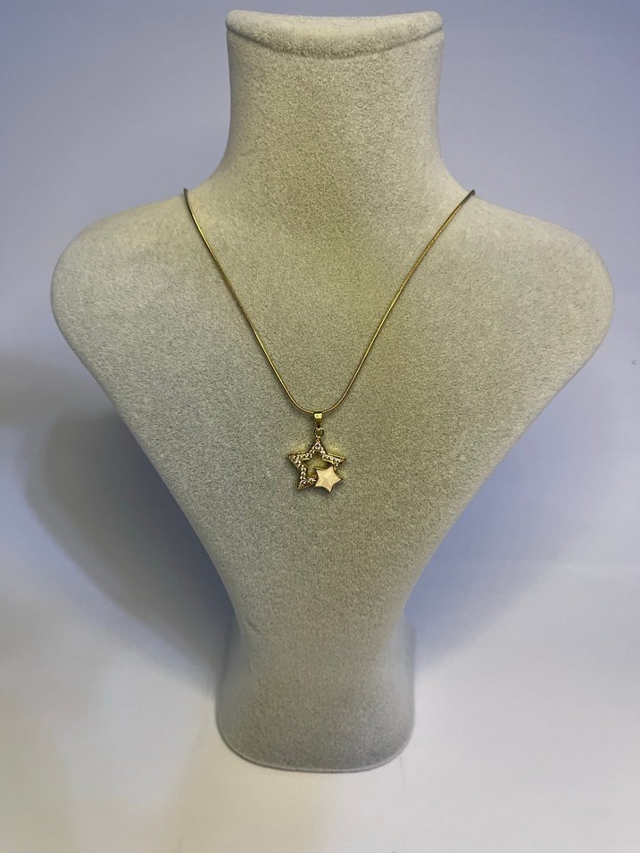 Çelik YILDIZ KOLYE - Görsel 3