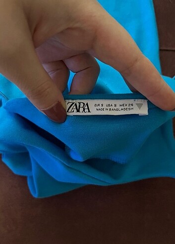 Zara basic askılı elbise - Görsel 5