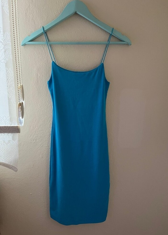 Zara basic askılı elbise - Görsel 2