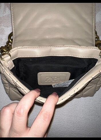 Zara bej çanta - Görsel 2