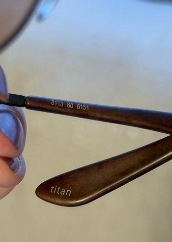 Silhouette Kadın Güneş Gözlüğü Titanyum - Görsel 5