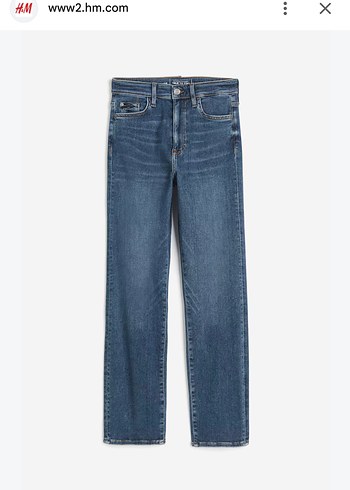 H&M Mavi Denim Duz Paca Jean